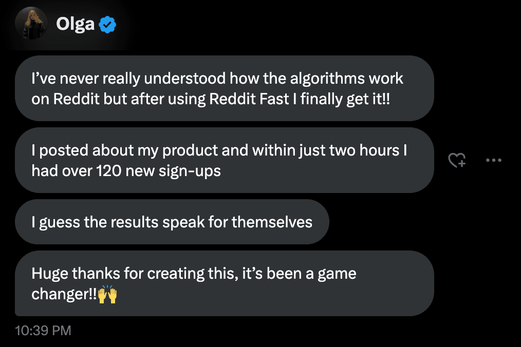 olgaR review for Redditfa.com