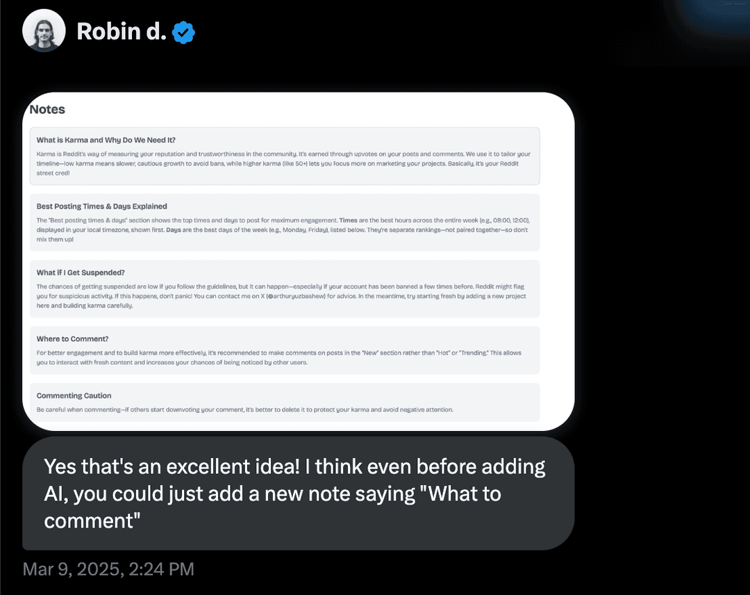 robinR review for Redditfa.com